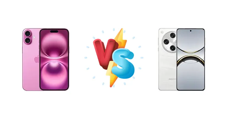 Apple iPhone 16 Plus vs Oppo Find X8 Pro