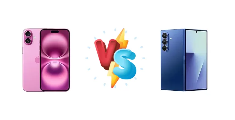 Apple iPhone 16 Plus vs Samsung Galaxy Z Fold7