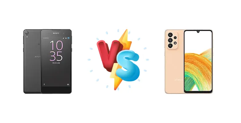 Sony Xperia E5 vs Samsung Galaxy A33 5G