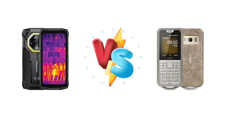 Ulefone Armor Mini 20T Pro vs Nokia 800 Tough
