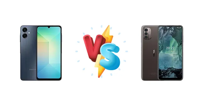 Samsung Galaxy A06 vs Nokia G21
