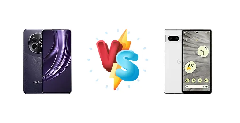 Realme 13+ vs Google Pixel 7a: Dimensity Power vs. Tensor AI