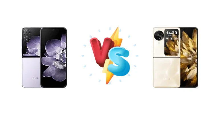 Snapdragon vs Dimensity: Xiaomi Mix Flip vs Oppo Find N3 Flip - Flip Phone Face-Off