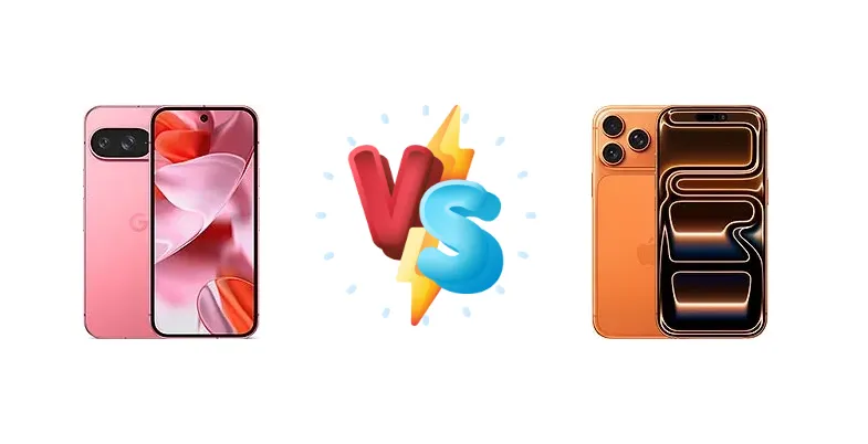 Google Pixel 9 vs Apple iPhone 17 Pro Max