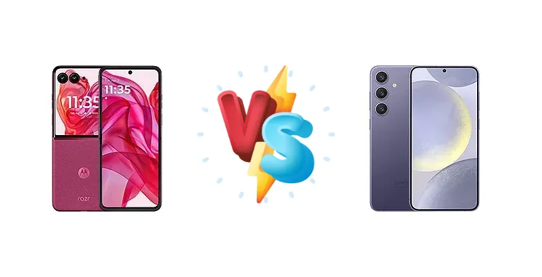 Folding Future vs. Refined Power: Motorola Razr+ 2024 vs. Samsung Galaxy S24+