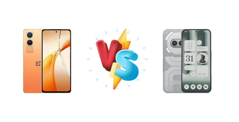 OnePlus Nord CE4 Lite (India) vs Nothing Phone (2a) Plus