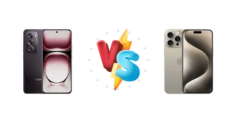Oppo Reno12 Pro vs iPhone 15 Pro Max: Dimensity Power vs. Apple's A17 Pro