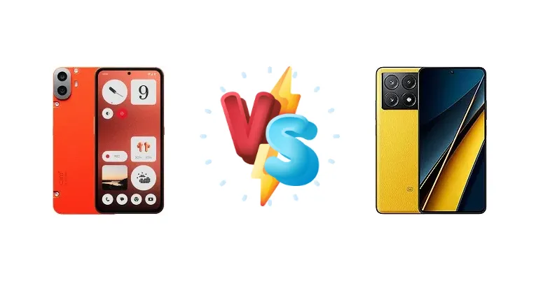Nothing CMF Phone 1 vs Xiaomi Poco X6 Pro