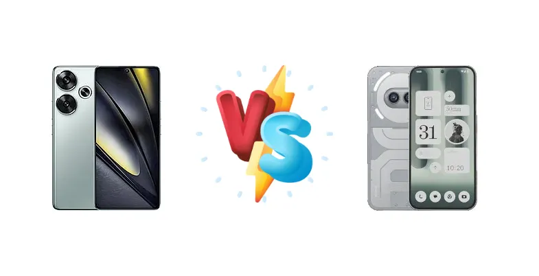 Poco F6 vs Nothing Phone (2a) Plus: Performance and Battery Life Showdown