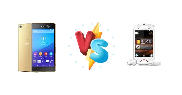 Sony Xperia M5 vs Sony Ericsson Live with Walkman