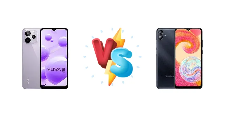Lava Yuva 2 Pro vs Samsung Galaxy M04