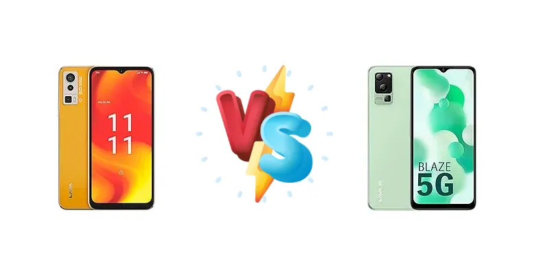 Lava Blaze Pro vs Lava Blaze 1X