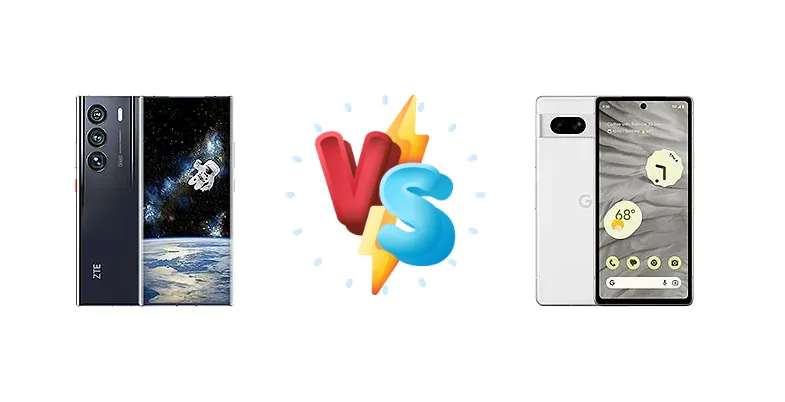 ZTE Axon 40 Ultra Space Edition vs Google Pixel 7a