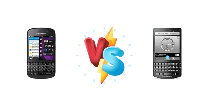 Q10 vs P'9983: BlackBerry Showdown