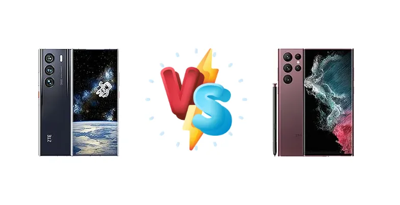 ZTE Axon 40 Ultra Space Edition vs Samsung Galaxy S22 Ultra 5G