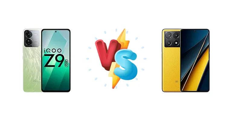 vivo iQOO Z9 vs Xiaomi Poco X6 Pro
