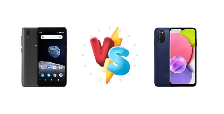 ZTE Blade A3 Plus vs Samsung Galaxy A03s
