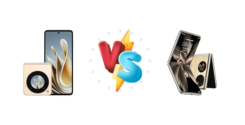 ZTE nubia Flip vs Huawei P50 Pocket