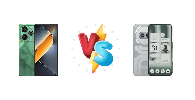 Tecno Pova 6 Pro vs Nothing Phone (2a) Plus