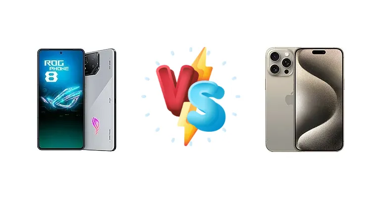 Asus ROG Phone 8 vs Apple iPhone 15 Pro Max
