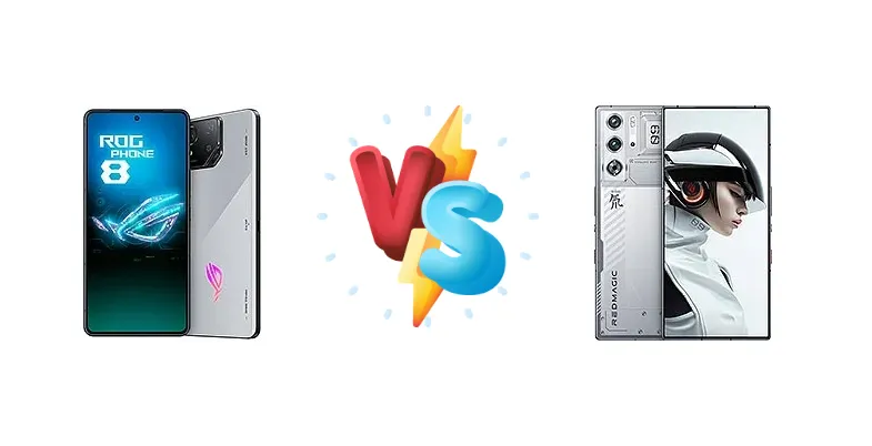 Asus ROG Phone 8 vs ZTE nubia RedMagic 9 Pro+