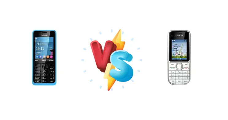 Nokia 301 vs C2-01: Feature Showdown