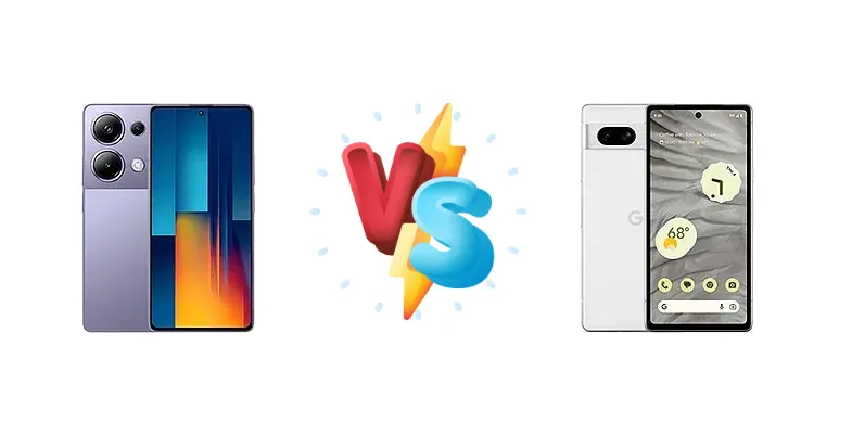 Xiaomi Poco M6 Pro 4G vs Google Pixel 7a