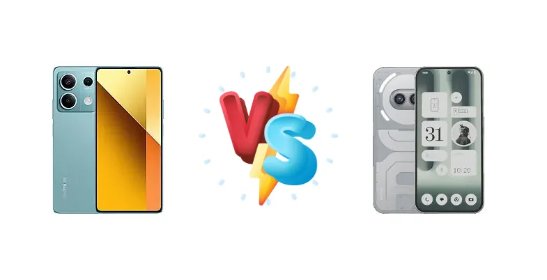 Xiaomi Redmi Note 13 vs Nothing Phone (2a) Plus
