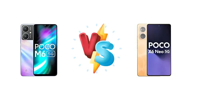 Xiaomi Poco M6 vs Xiaomi Poco X6 Neo