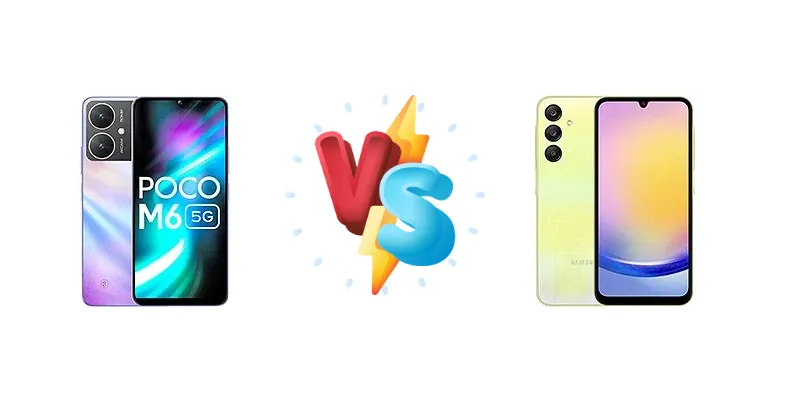 Xiaomi Poco M6 vs Samsung Galaxy A25