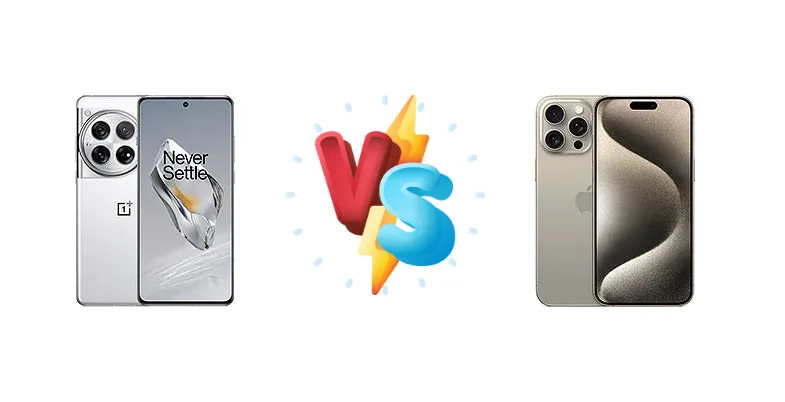OnePlus 12 vs Apple iPhone 15 Pro Max