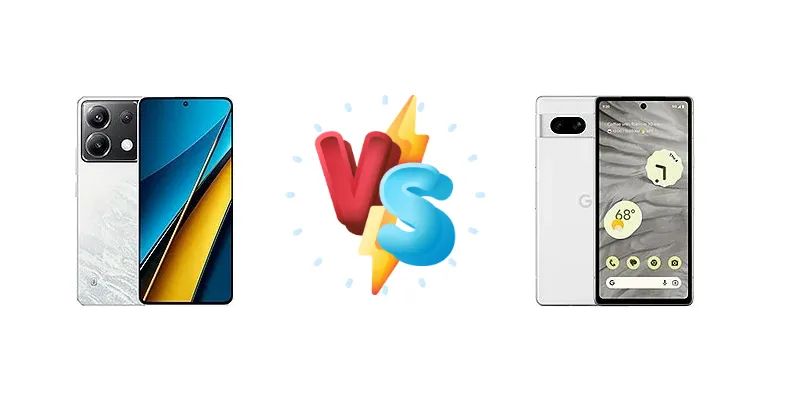 Xiaomi Poco X6 vs Google Pixel 7a