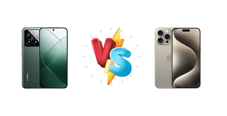 Xiaomi 14 vs Apple iPhone 15 Pro Max