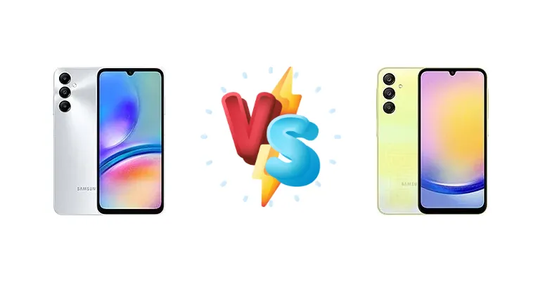 Samsung Galaxy A05s vs Samsung Galaxy A25