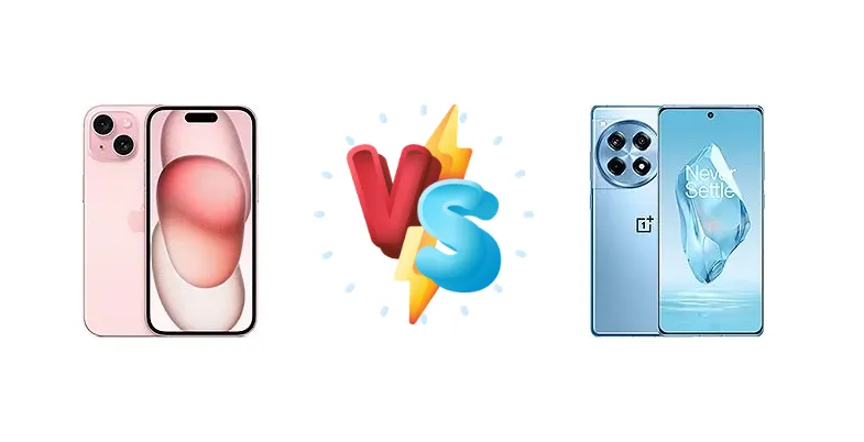 Apple iPhone 15 vs OnePlus 12R