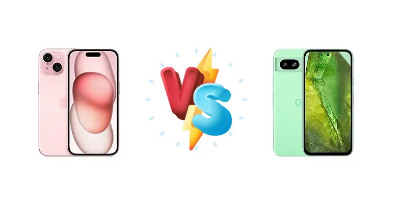 Apple iPhone 15 vs Google Pixel 8a