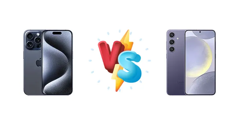 Apple iPhone 15 Pro vs Samsung Galaxy S24+