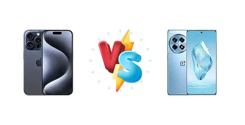 Apple iPhone 15 Pro vs OnePlus 12R