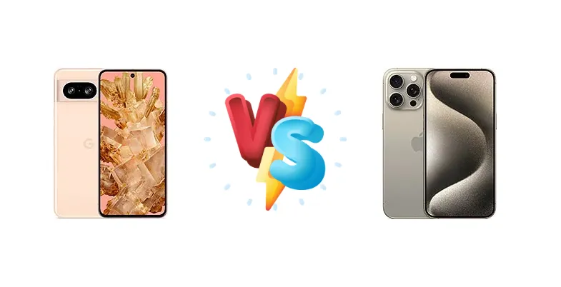 Pixel 8 vs iPhone 15 Pro Max: AI Smarts Meet Raw Power