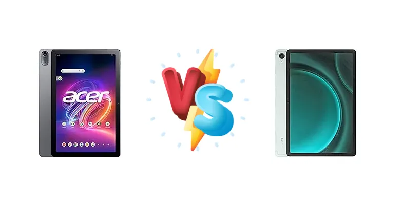 Acer Iconia Tab P10 (2025) vs Samsung Galaxy Tab S9 FE