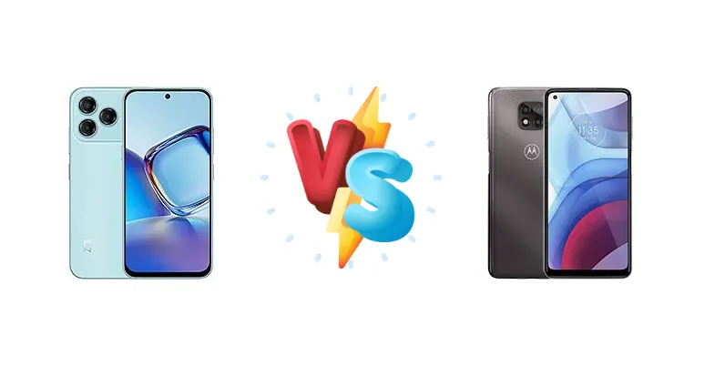 ZTE Blade V80 Design vs Motorola Moto G Power (2021)