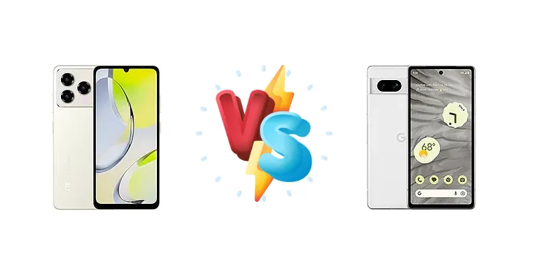 ZTE Blade A76 4G vs Google Pixel 7a