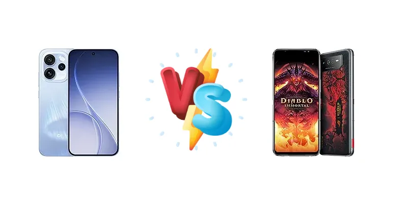 Oppo Reno15 vs Asus ROG Phone 6 Diablo Immortal Edition