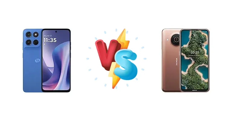 Motorola Moto G57 vs Nokia X20