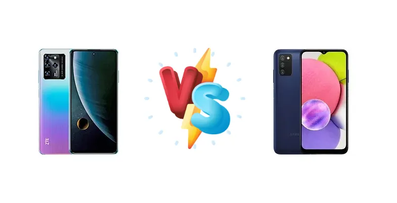 ZTE Blade V30 vs Samsung Galaxy A03s