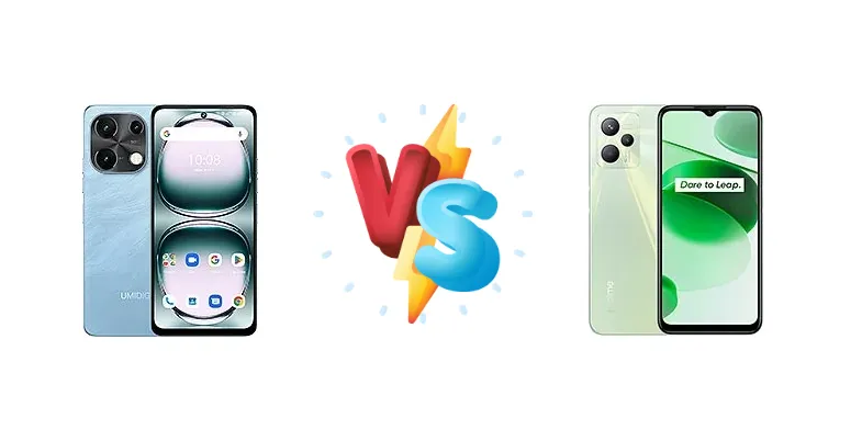 Umidigi Note 100 4G vs Realme C35