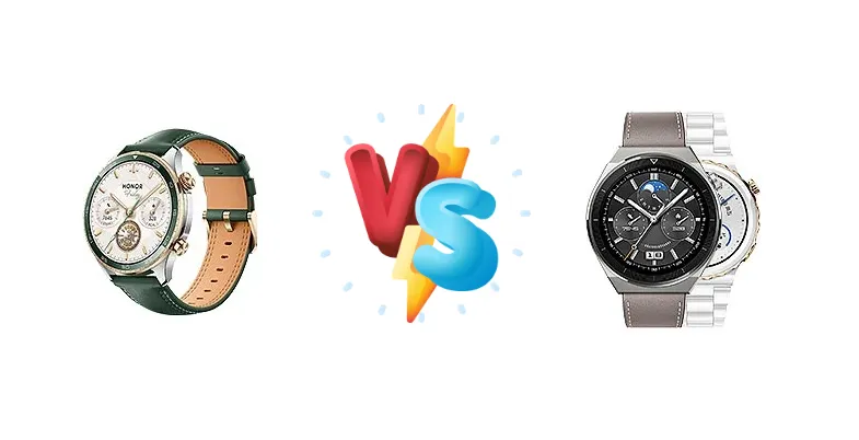 Honor Watch 5 Pro vs Huawei Watch GT 3 Pro
