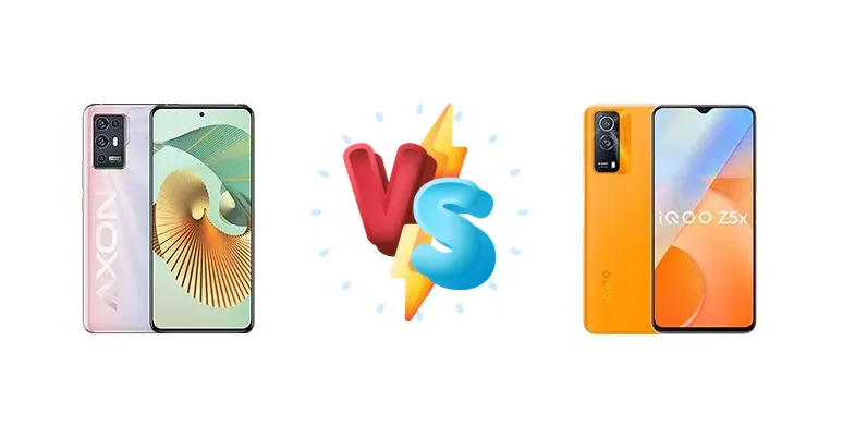 ZTE Axon 30 Pro 5G vs vivo iQOO Z5x