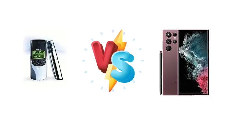Nokia 8810 vs Galaxy S22 Ultra: A Generational Clash