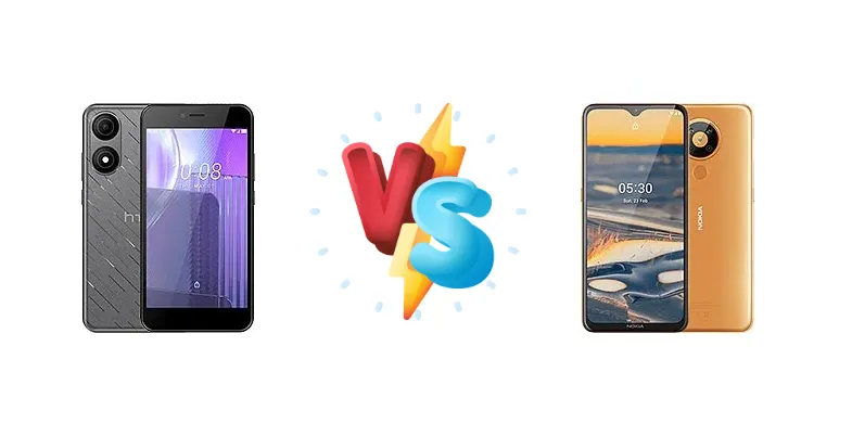 HTC Wildfire E5 Life vs Nokia 5.3